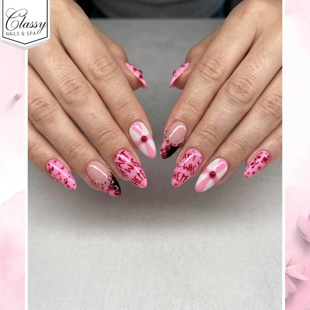 Ladies nails art